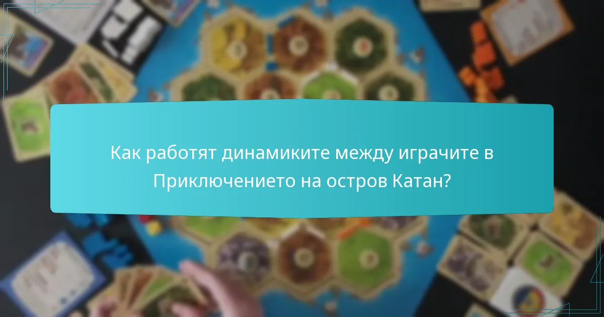 Как работят динамиките между играчите в Приключението на остров Катан?