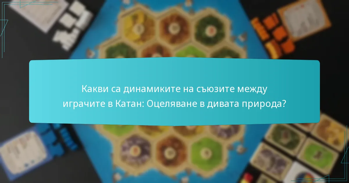 Какви са динамиките на съюзите между играчите в Катан: Оцеляване в дивата природа?